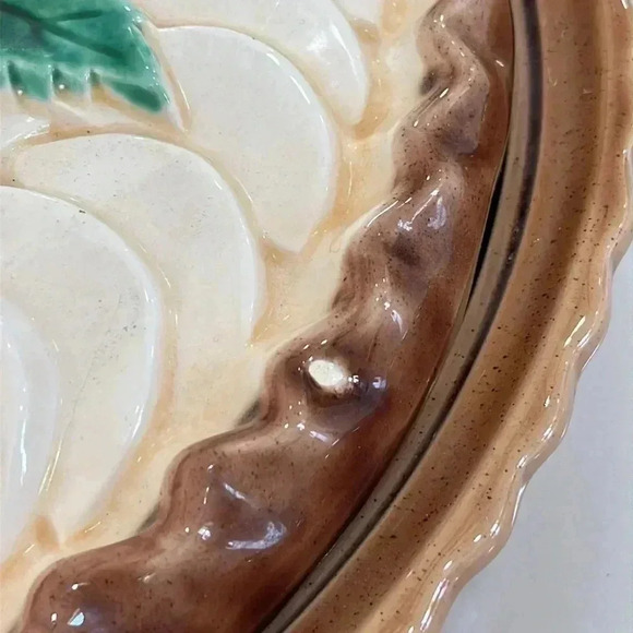 CERIART Apple Pie Ceramic Pie Plate with Lid – Hand-Painted Portugal - Picture 15 of 15